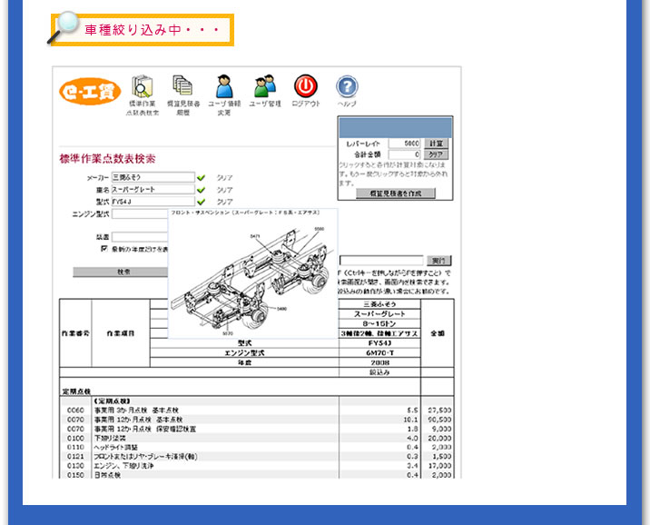 車種絞り込み中